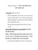 Giáo án toán lớp 5 - Tiết 47: ĐỀ KIỂM TRA GIỮA HỌC KÌ I 