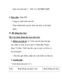 Giáo án toán lớp 5 - Tiết 131: LUYỆN TẬP