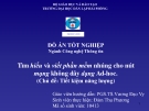 Đề tài: Tìm hiểu và viết phần mềm nhúng cho nút mạng không dây dạng Ad - hoc.