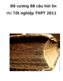 Đề cương 88 câu hỏi ôn thi Tốt nghiệp THPT 2011  _11