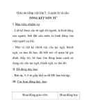 Giáo án tiếng việt lớp 5 - Luyện từ và câu: TỔNG KẾT VỐN TỪ