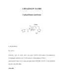 CEFAZOLIN NATRI  