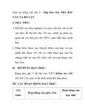 Giáo án tiếng việt lớp 5 - Tập làm văn: TRẢ BÀI VĂN TẢ ĐỒ VẬT 