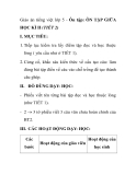 Giáo án tiếng việt lớp 5 - Ôn tập: ÔN TẬP GIỮA HỌC KÌ II (TIẾT 2)