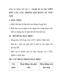 Giáo án tiếng việt lớp 5 - Luyện từ và câu: LIÊN KẾT CÁC CÂU TRONG BÀI BẰNG TỪ NGỮ NÓI 
