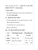 Giáo án tiếng việt lớp 5 - Luyện từ và câu: MỞ RỘNG VỐN TỪ : Truyền thống