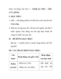 Giáo án tiếng việt lớp 5 - Chính tả (Nhớ - viết): CỬA SÔNG 