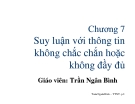 Trí tuệ nhân tạo - Chương 7