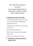 ĐỀ CƯƠNG ÔN TẬP LỊCH SỬ 8 BÀI 8-9-10 