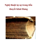 Nghệ thuật tự sự trong tiểu thuyết Khái Hưng _2