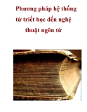 Phương pháp hệ thống từ triết học đến nghệ thuật ngôn từ_1