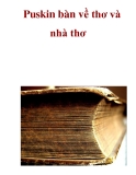 Puskin bàn về thơ và nhà thơ  _3