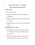 Giáo án tiếng việt lớp 2 - TẬP ĐỌC: Một trí khôn hơn trăm trí khôn