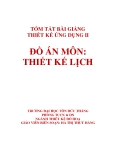 GIÁO TRÌNH ĐỒ HỌA_TÓM TẮT BÀI GIẢNG THIẾT KẾ ỨNG DỤNG II_ĐỒ ÁN MÔN: THIẾT KẾ LỊCH