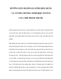 HƯỚNG DẪN ĐÁNH GIÁ SINH KHẢ DỤNG VÀ TƯƠNG ĐƯƠNG SINH HỌC INVIVO CÁC CHẾ PHẨM THUỐC