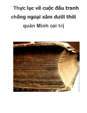 Thực lục về cuộc đấu tranh chống ngoại xâm dưới thời quân Minh cai trị_5