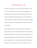 Tâm lý lứa tuổi ấu nhi (1 - 3 tuổi)
