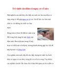 Trẻ sinh vào đêm có nguy cơ về não