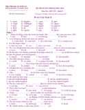 ĐỀ THI TUYỂN SINH ĐẠI HỌC 2011 Môn Thi: ANH VĂN - Practice Test 8