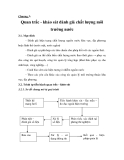 GIÁO TRÌNH QUAN TRẮC VÀ KHẢO SÁT - PHẦN II  QUAN TRẮC KHẢO SÁT MÔI TRƯỜNG NƯỚC VÀ ĐẤT CHƯƠNG 3