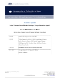 Seminar Agenda