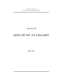 CHUYÊN ĐÊ ĐẠI SỐ: HÀM SỐ MŨ VÀ LÔGARITS