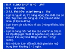 Bài giảng bệnh lý học thú y : Rối loạn chuyển hóa các chất part 5