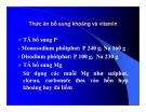 Thức ăn bổ sung cho vật nuôi : Thức ăn bổ sung dinh dưỡng part 5