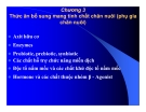 Thức ăn bổ sung cho vật nuôi : Thức ăn bổ sung mang tính chất chăn nuôi (phụ gia chăn nuôi) part 1