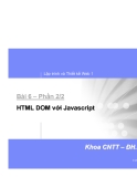 HTML DOM với Javascript