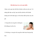Dấu hiệu bạn cho con ăn quá nhiều