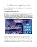 5 website chơi game tương tác bằng webcam 