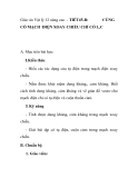 Giáo án Vật lý 12 nâng cao - TIẾT45-B:  CỦNG  CỐ MẠCH ĐIỆN XOAY CHIỀU CHỈ CÓ L,C