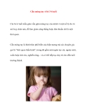 Cắn móng tay ở bé 3-4 tuổ