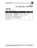 CHỨNG CHỈ QUẢN TRỊ MẠNG LINUX - BÀI 11