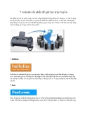 7 website tốt nhất để gửi fax trực tuyến 