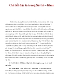 Chi tiết đặc tả trong Sử thi – Khan