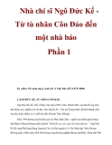 Nhà chí sĩ Ngô Đức Kế Từ tù nhân Côn Đảo đến một nhà báo Phần 1