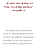 Nhận diện nhân vật Hoạn Thư trong "Đoạn trường tân thanh" của Nguyễn Du