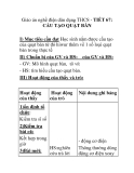 Giáo án nghề điện dân dụng THCS - TIẾT 67: CẤU TẠO QUẠT BÀN 