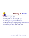 Bài giảng môn lý thuyết ôtômát và ngôn ngữ hình thức - Chương 10