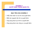 Bài giảng Nguyên lý Quản trị học - Chương 5