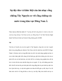 Sự độc đáo và khác biệt của âm nhạc cồng chiêng Tây Nguyên so với cồng chiêng các nước trong khu vực Đông Nam Á