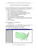 CÁC BÀI TẬP THỰC HÀNH VỚI PHẦN MỀM ARCVIEW GIS - BÀI TẬP 3A