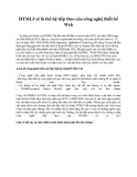HTML5 sẽ là thế hệ tiếp theo của công nghệ thiết kế Web