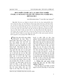 Báo cáo nghiên cứu khoa học: "Phát triển có hiệu quả các khu công nghiệp ở Nghệ An nhằm đẩy nhanh tiến trình công nghiệp hoá, hiện đại hoá."