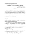 Báo cáo nghiên cứu khoa học: "Đặc điểm hình thái của Ếch xanh Odorrana chloronota (Günther, 1876) ở vùng A Lưới, tỉnh Thừa Thiên Huế"