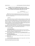 Báo cáo nghiên cứu khoa học: "Nghiên cứu sự tạo phức đơn ligan của Co(II) với 4 - (2 - pyridylazo) - Rezocxin (PAR) trong môi trường axít sunfuric bằng phương pháp trắc quang"