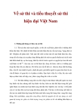 Về sử thi và tiểu thuyết sử thi hiện đại Việt Nam 