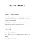NHỒI MÁU CƠ TIM CẤP 3 
